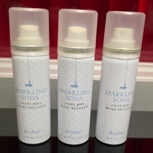Drybar Sparkling Soda Shine Mist Travel Size 1.6 oz Set of 3 New